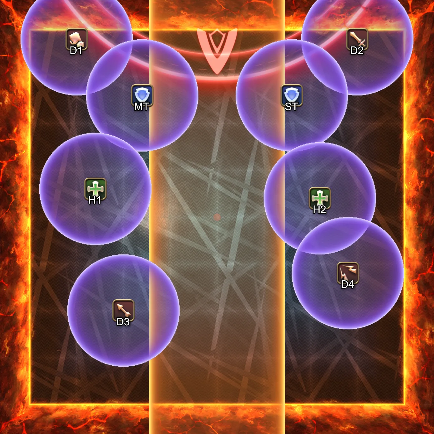 常规分散站位，安全空间更足