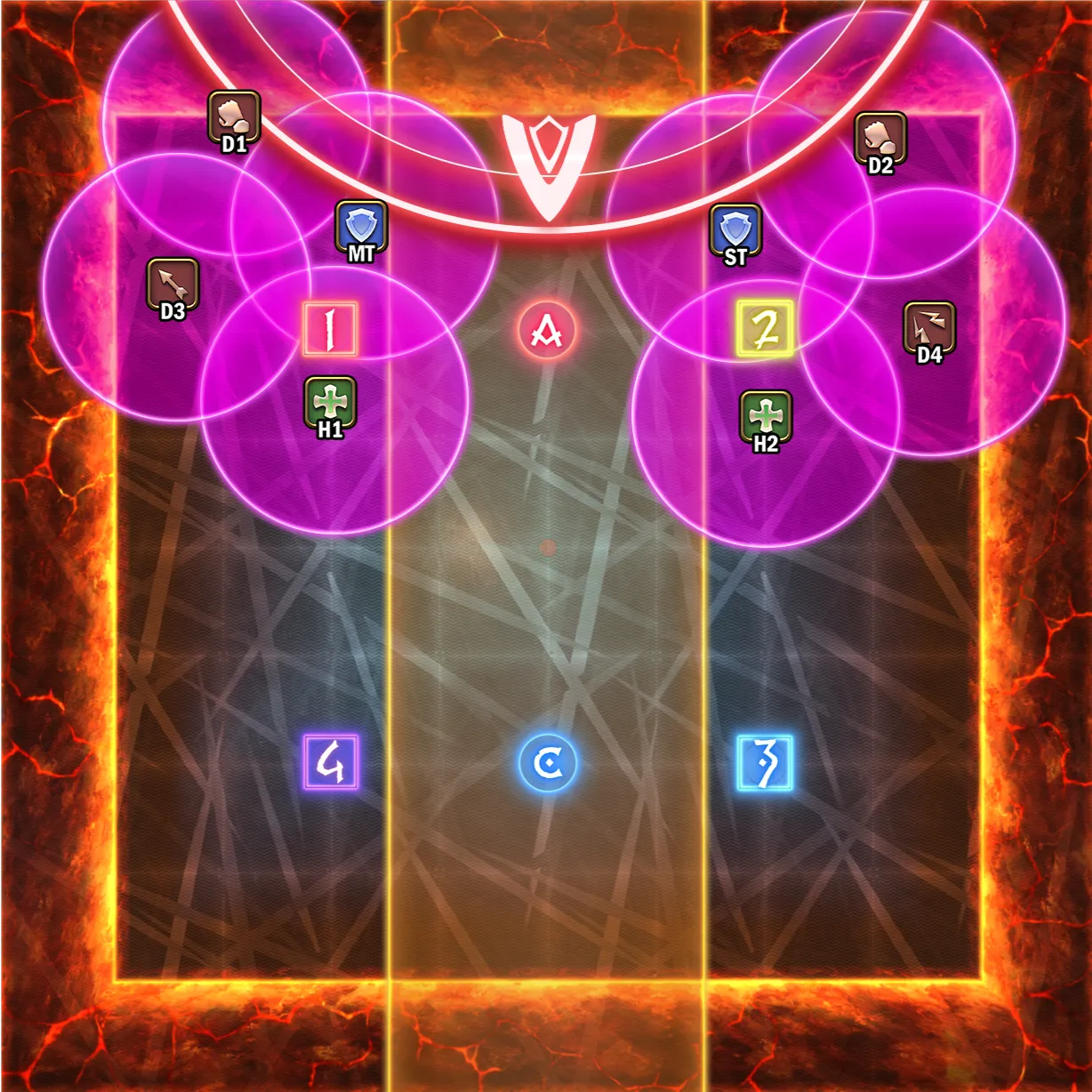 更紧凑的分散站位