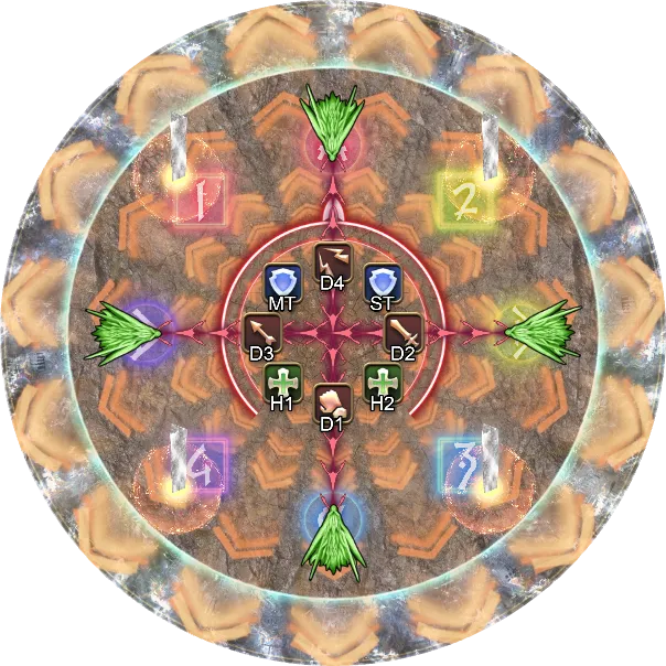 解法示意图11: 斜点塔 TH踩塔 击退前